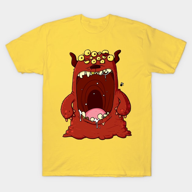 Stinky Bad Breath monster T-Shirt by striffle